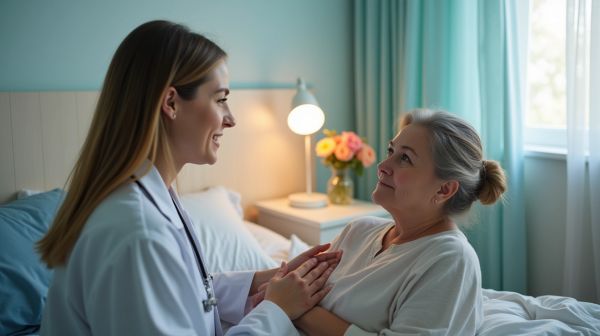 Comment apporter soutien moral aux patients lors des visites