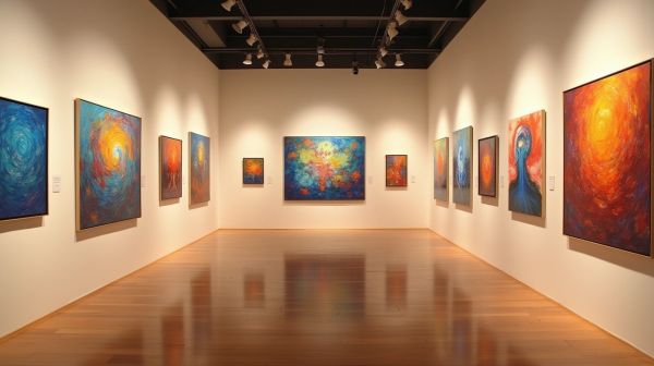 Plonger dans l'art coloré de la galerie Alessio Cacciatore